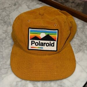 Polaroid Mad Engine Golden Corduroy Cap with Patch